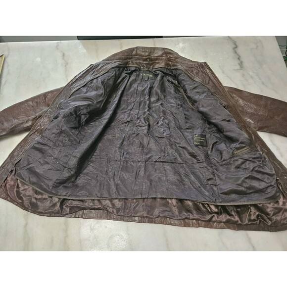 Vintage Genuine Leather Jacket Couture By J. Park Size Large, Classic Fit, Old! - Picture 4 of 14
